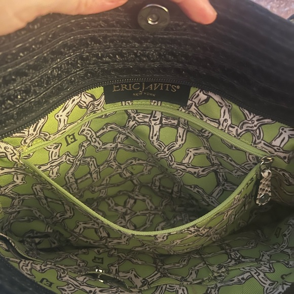 ERIC JAVITS SQUISHEE ISLA STRAW BAG - Picture 8 of 16